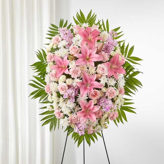 Offering Solace Standing Spray by FTD