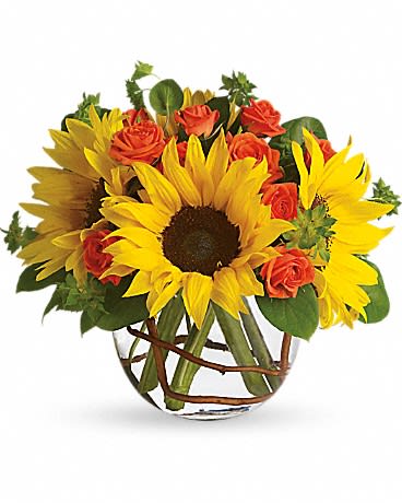Sunny Sunflowers DX Flower Bouquet