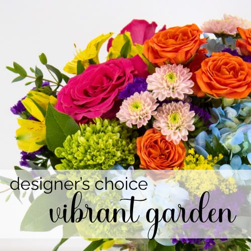 Designer's Choice - Vibrant Garden Flower Bouquet