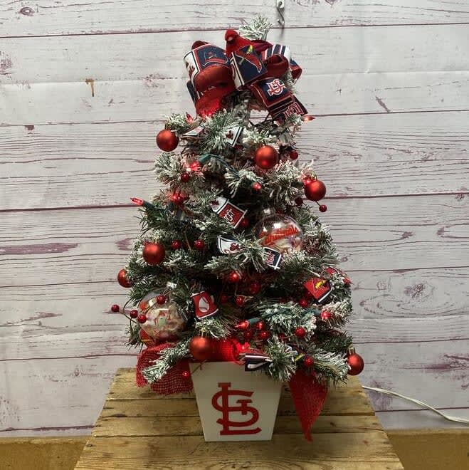 St. Louis Cardinals Silk (Artificial) Christmas Trees