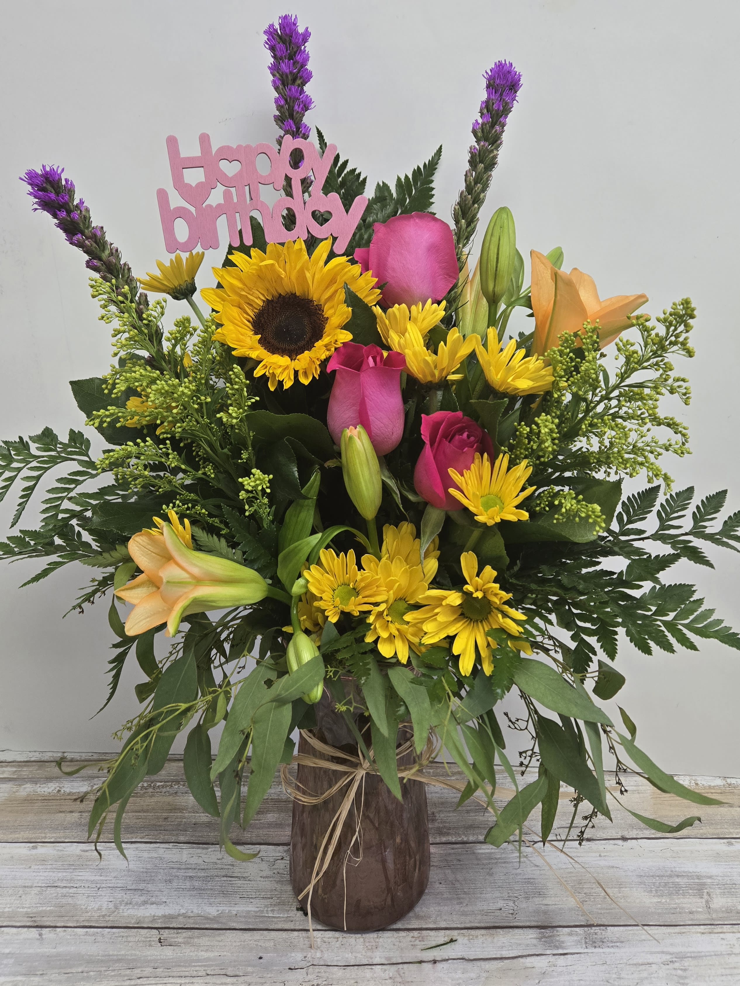 Happy Birthday Arrangement Flower Bouquet