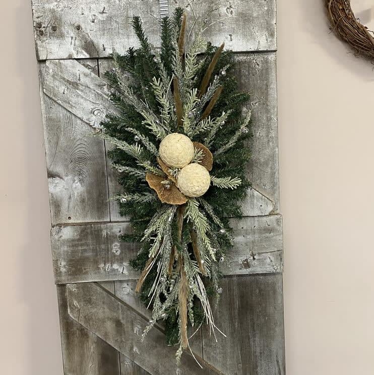 Glimmering Forest Silk (Artificial) Swag Flower Bouquet