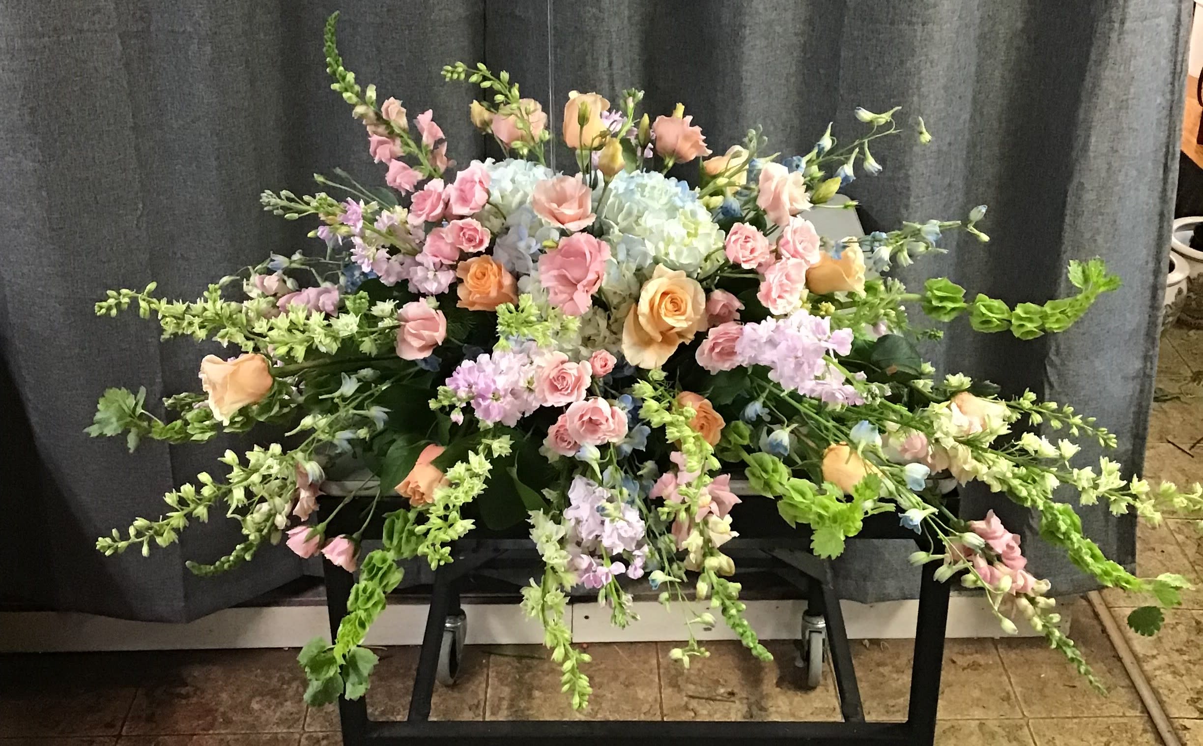 Pastel Dream Casket Spray