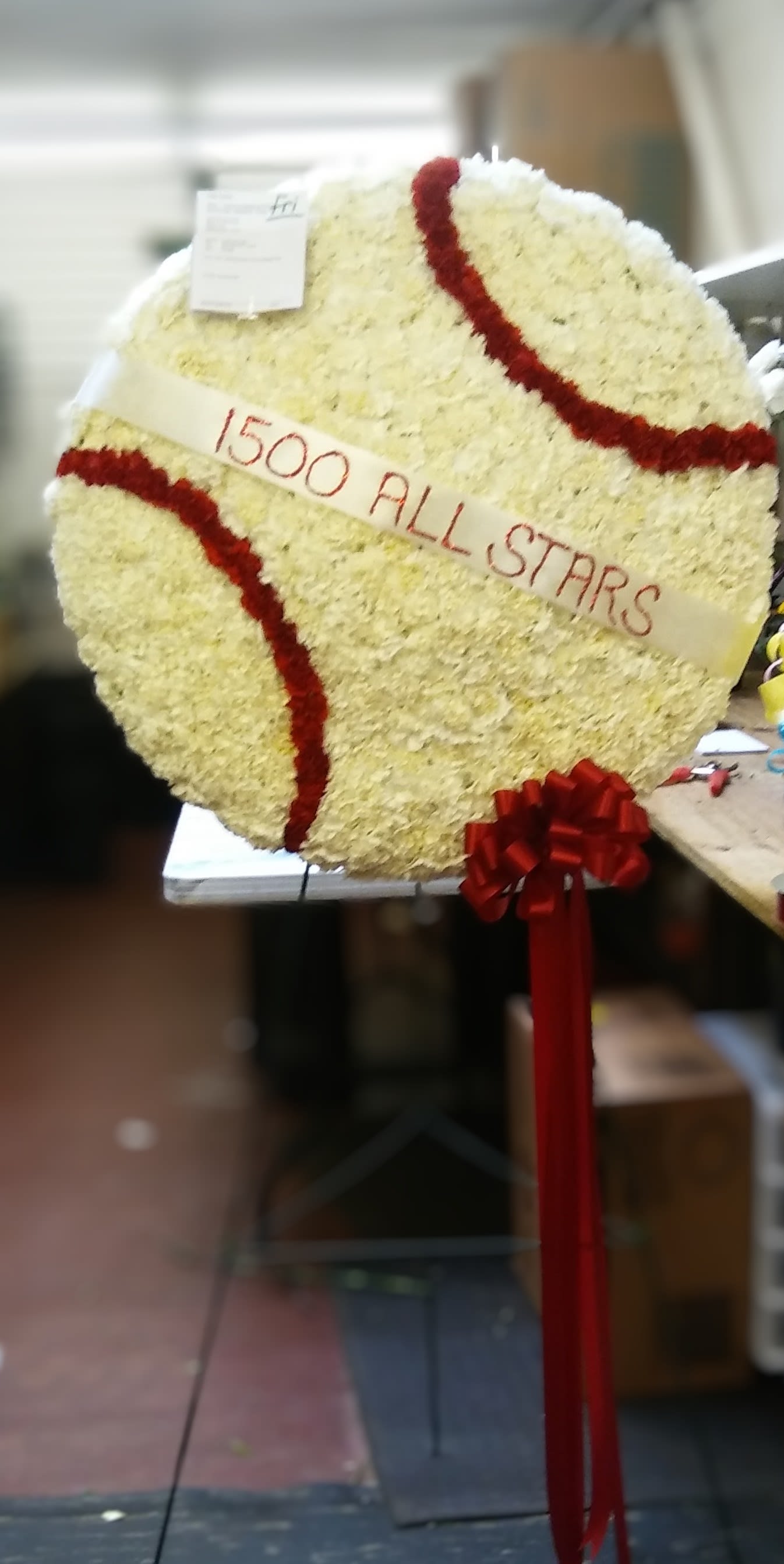 Custom BaseBall Flower Bouquet