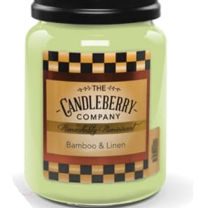 Candleberry Bamboo and Linen Jar Candle