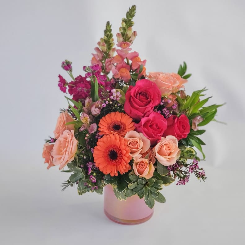 Apricot Garden Flower Bouquet
