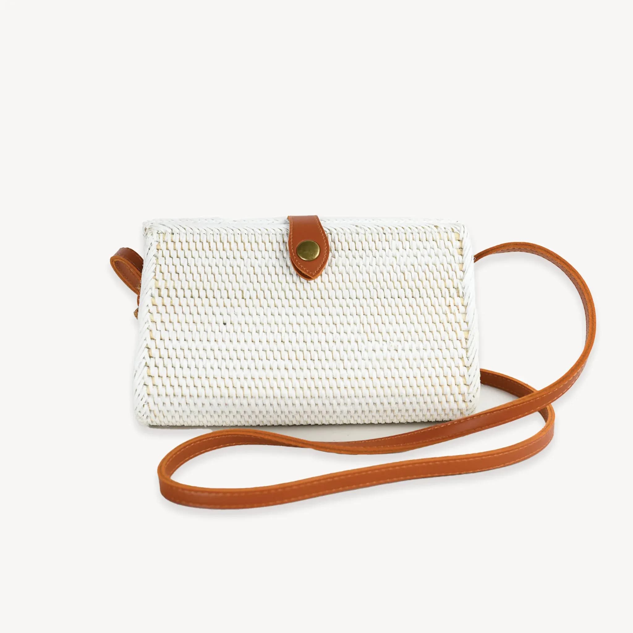 Crossbody Bali Bag - White