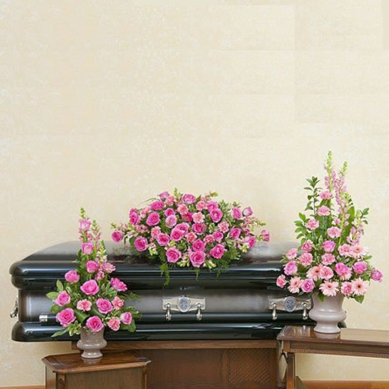 Peacefully Pink Sympathy Package