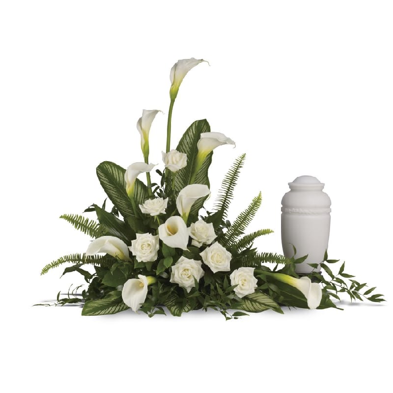 Calla Lily Urn Tribute