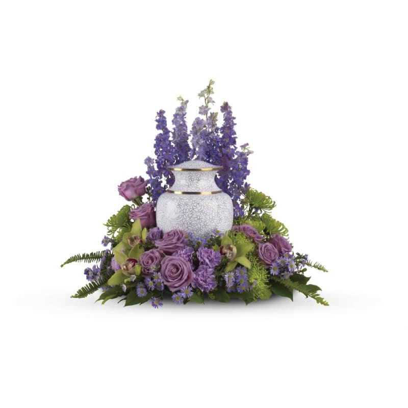 Mixed Purple Urn Tribute