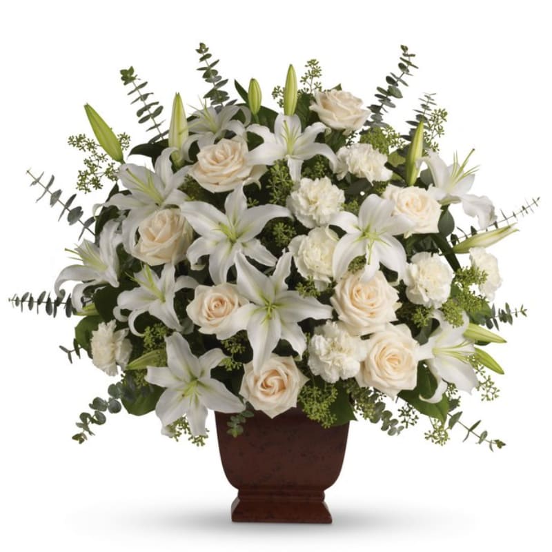 Mixed White Tribute Urn