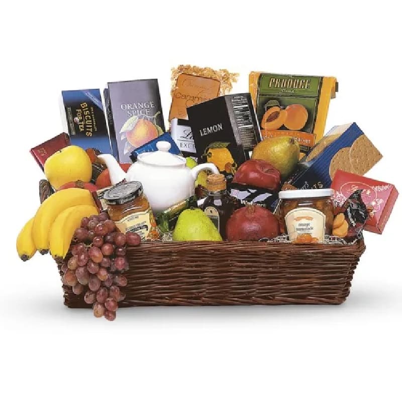 Fruit & Gourmet Basket Arrangement