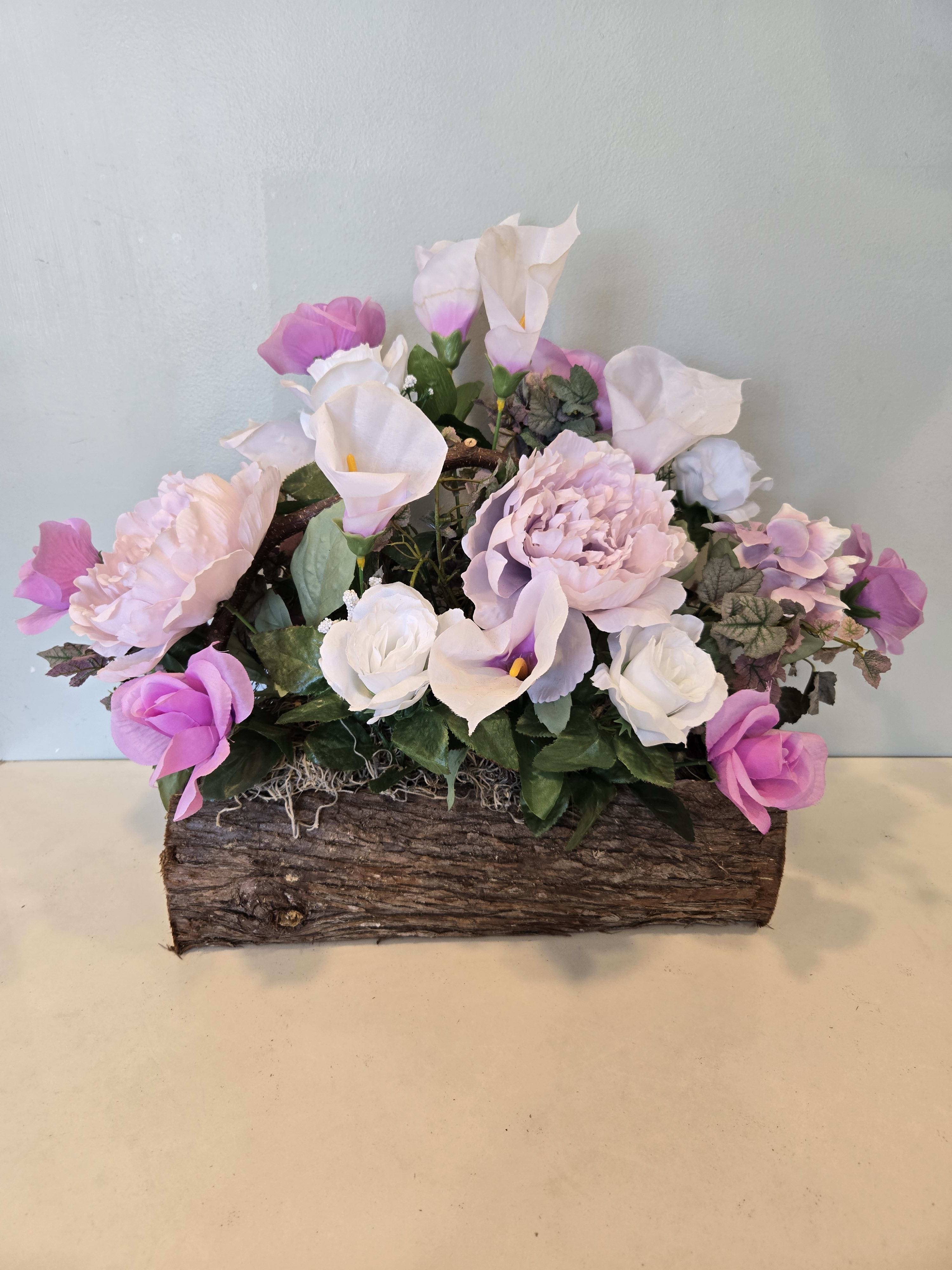 Seasonal Silk Cemetery Box