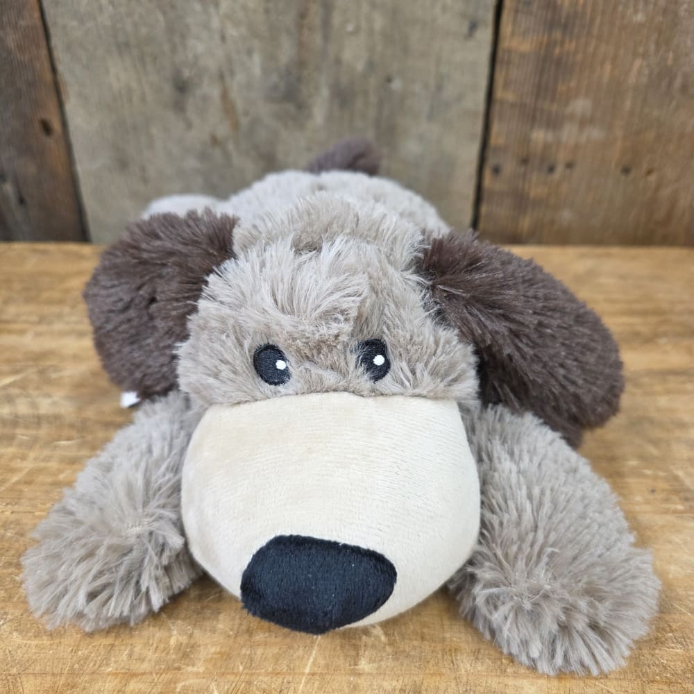 Warmies Brown Puppy Flower Bouquet