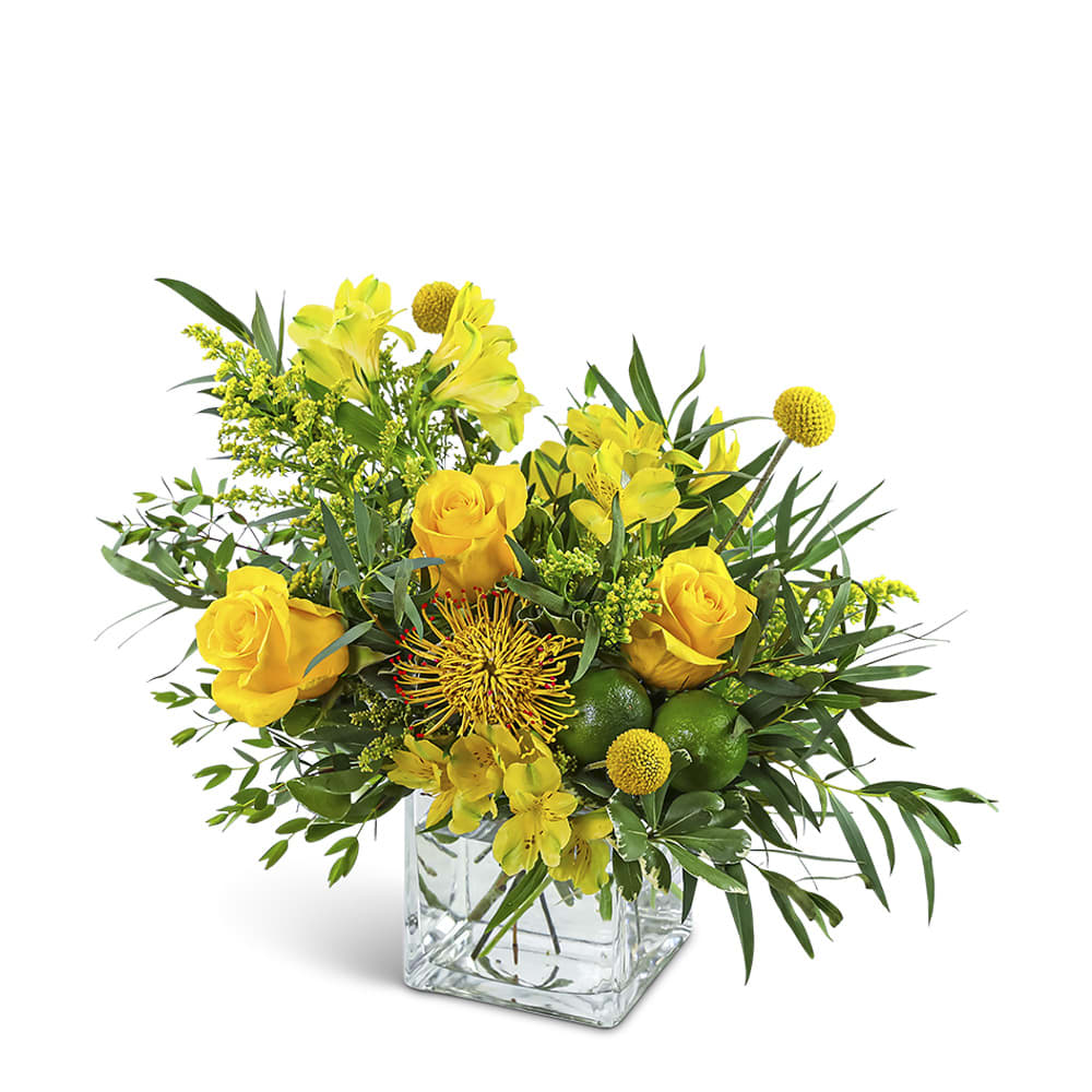 Zesty Twist Flower Bouquet