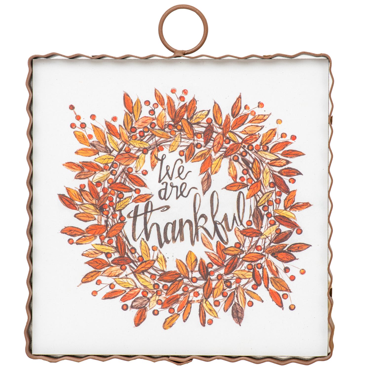 Mini Gallery Thankful Wreath