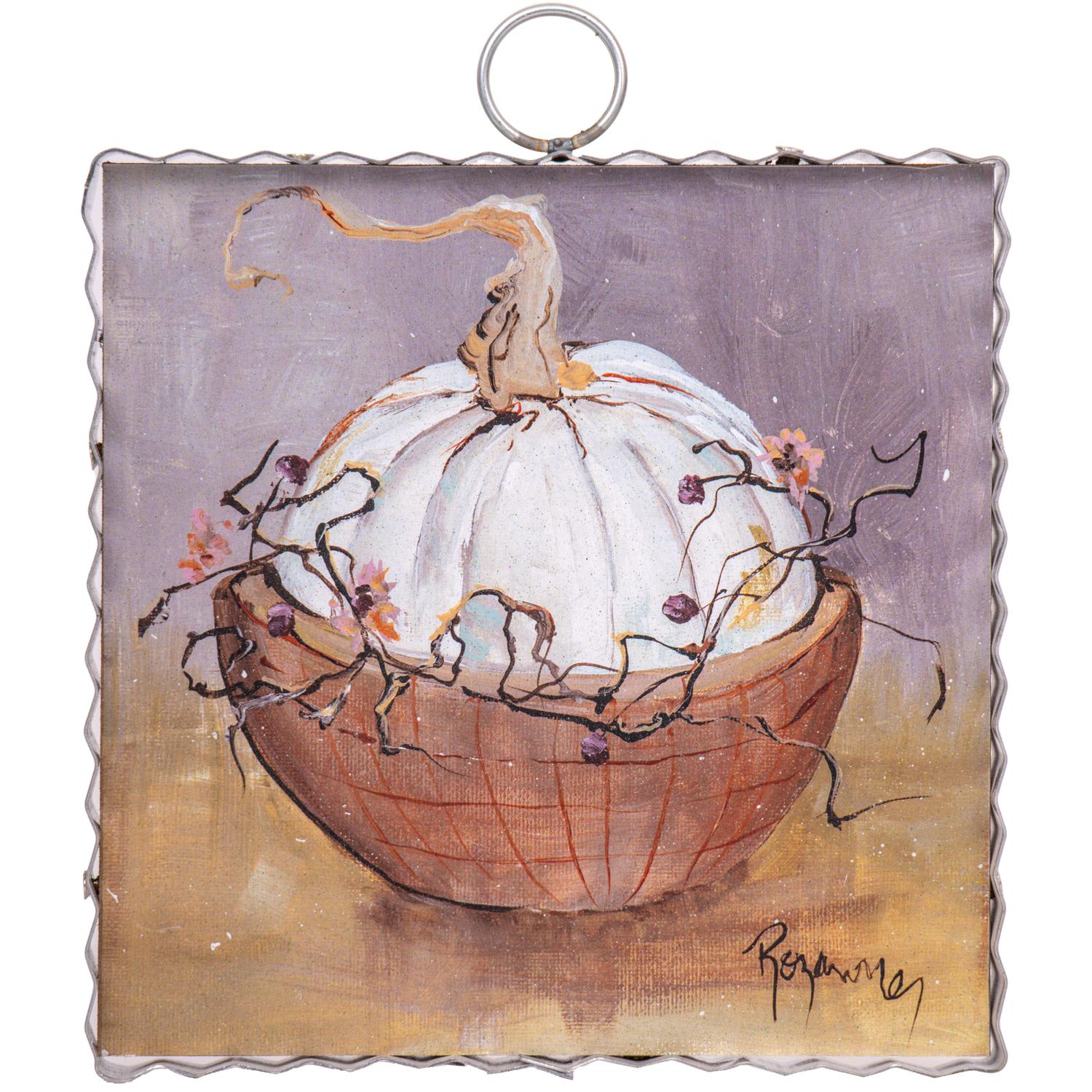 Min Gallery Cream Pumpkin Bowl