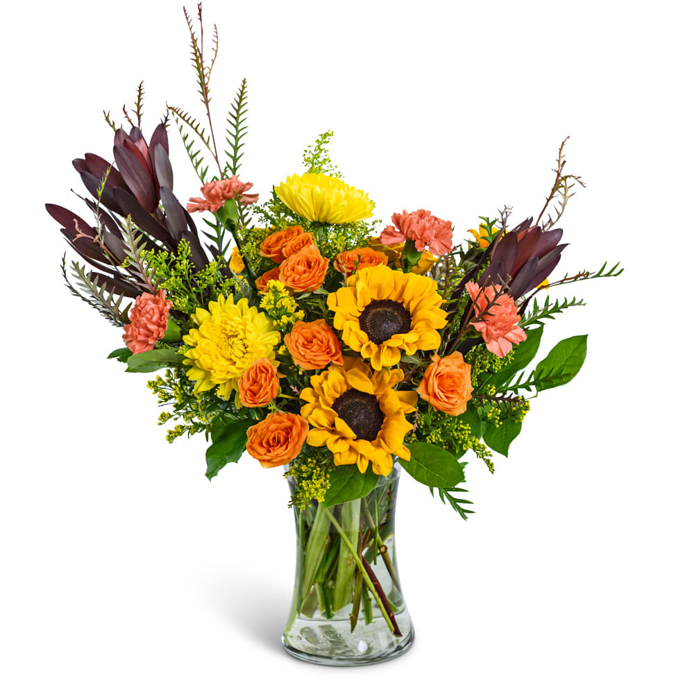 Golden Saffron Flower Bouquet