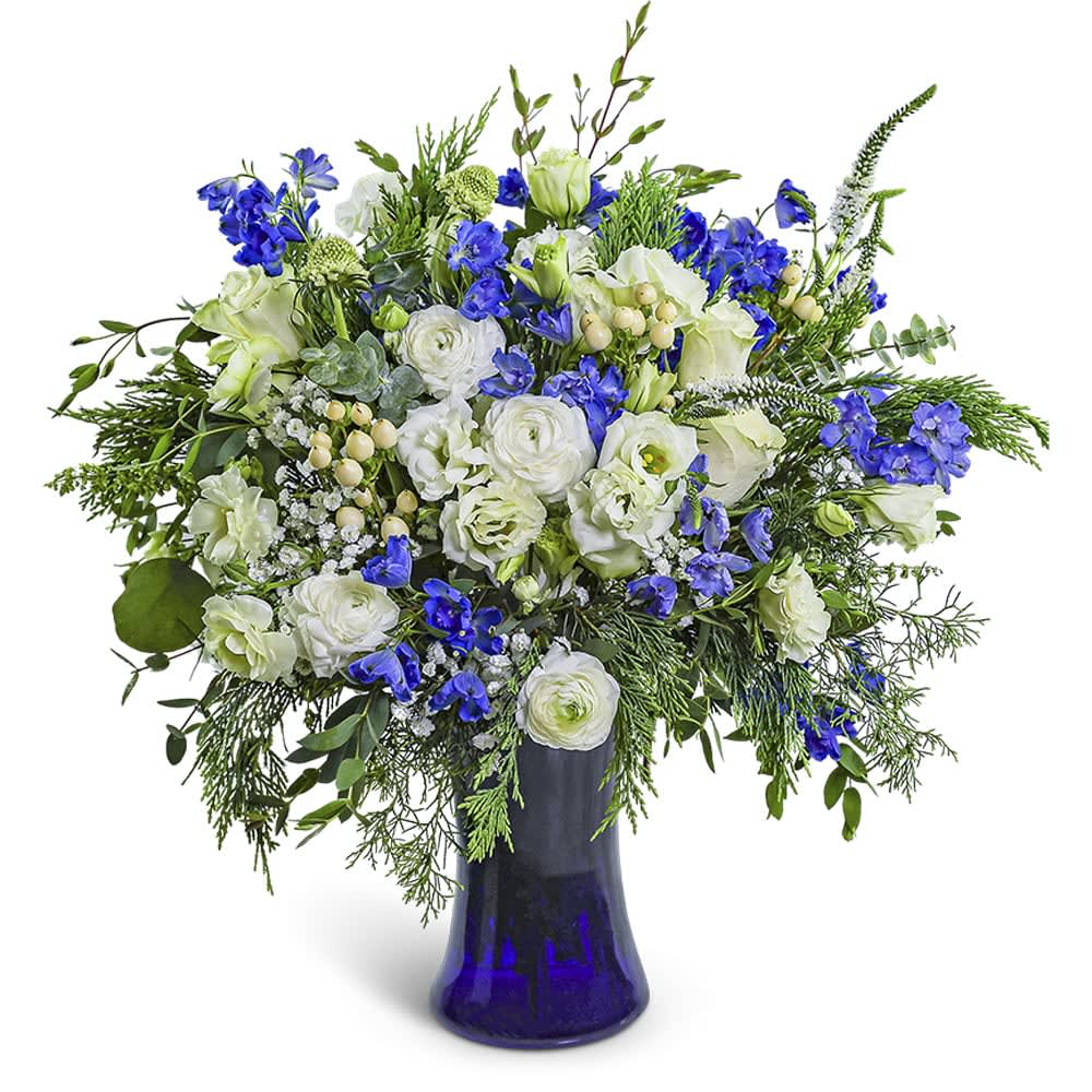 Blue Moon Snowfall Flower Bouquet