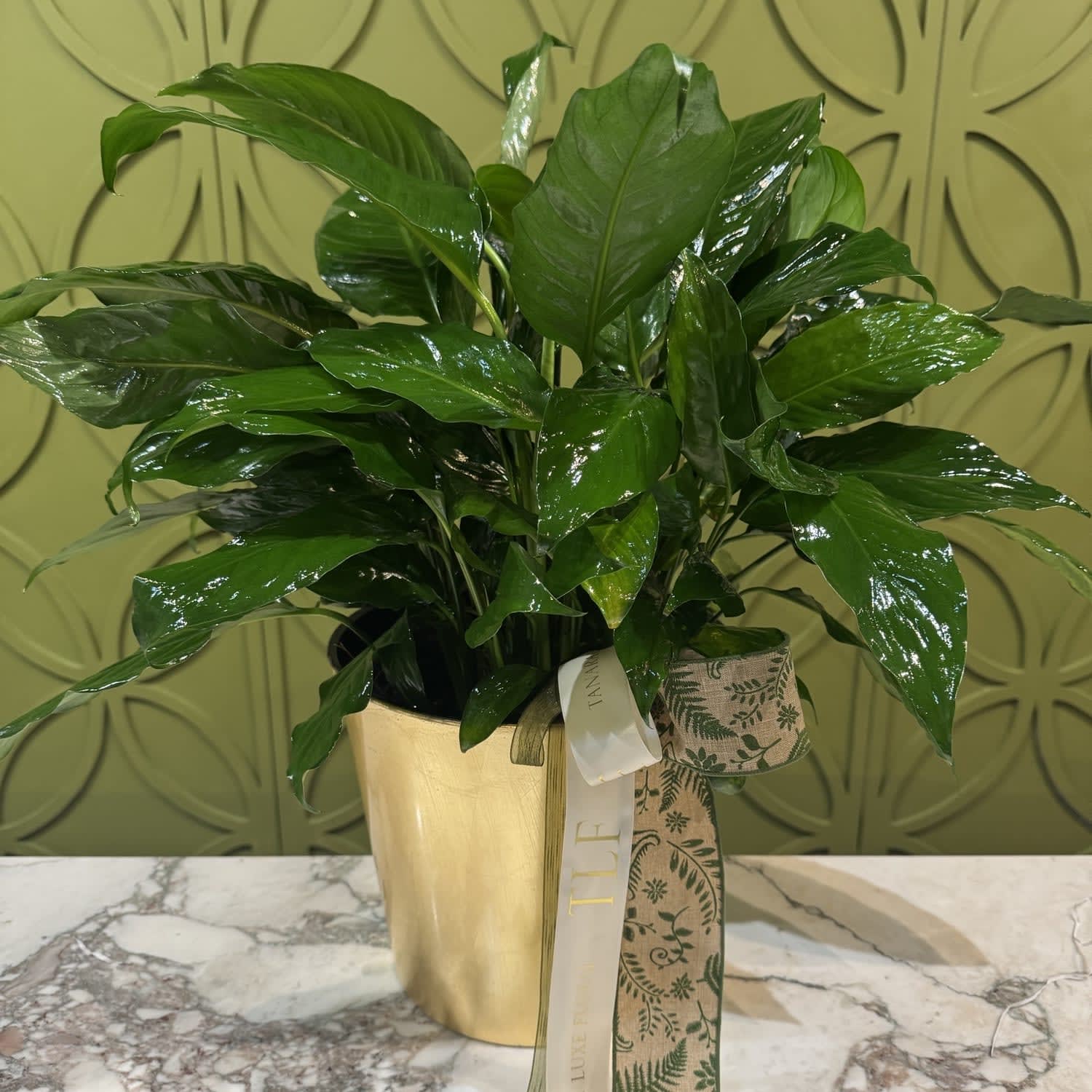 Peace Lily Flower Bouquet