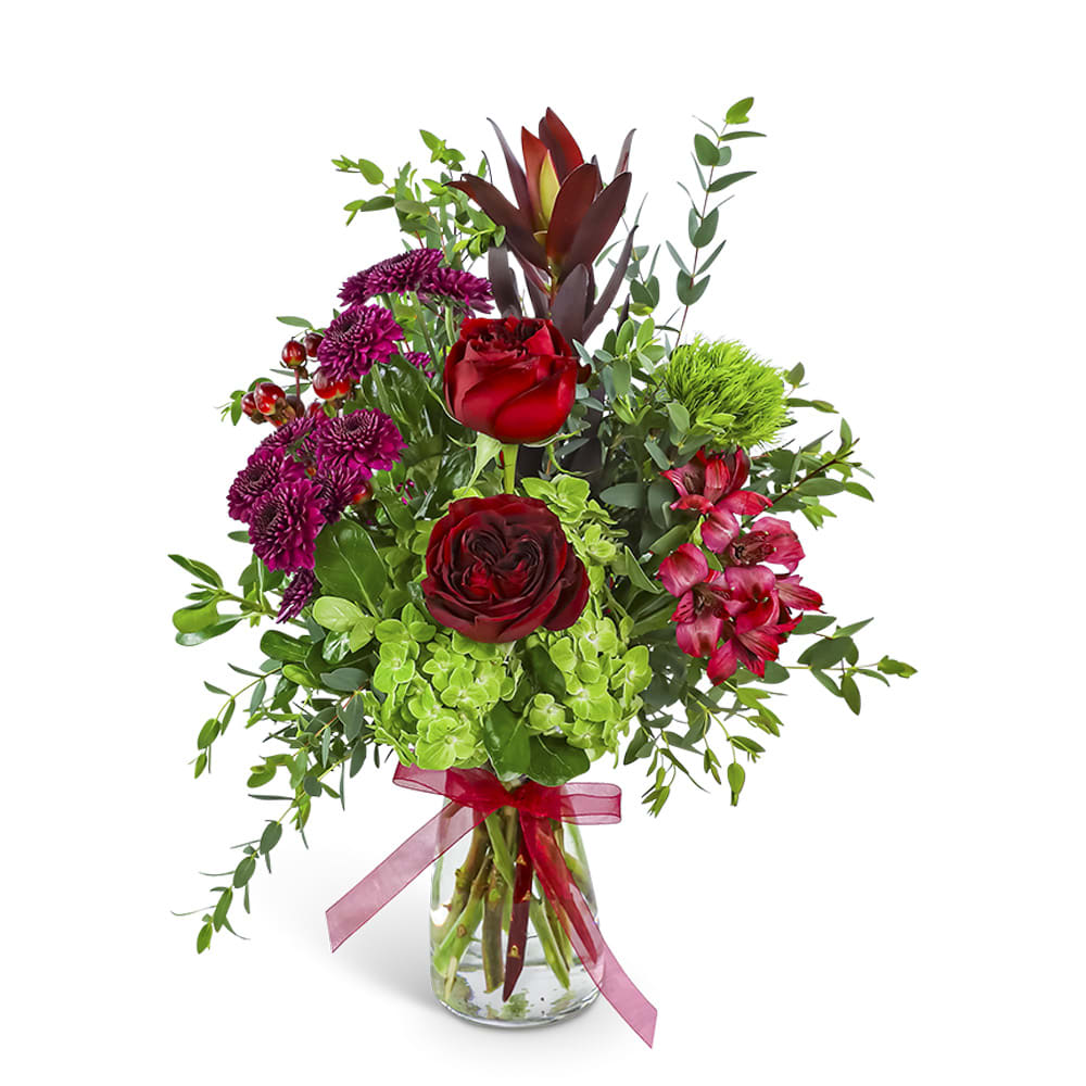 Velvet Rosewood Flower Bouquet