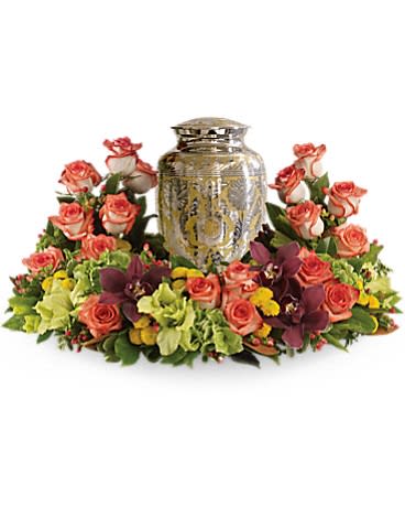 Sunset Wreath Flower Bouquet