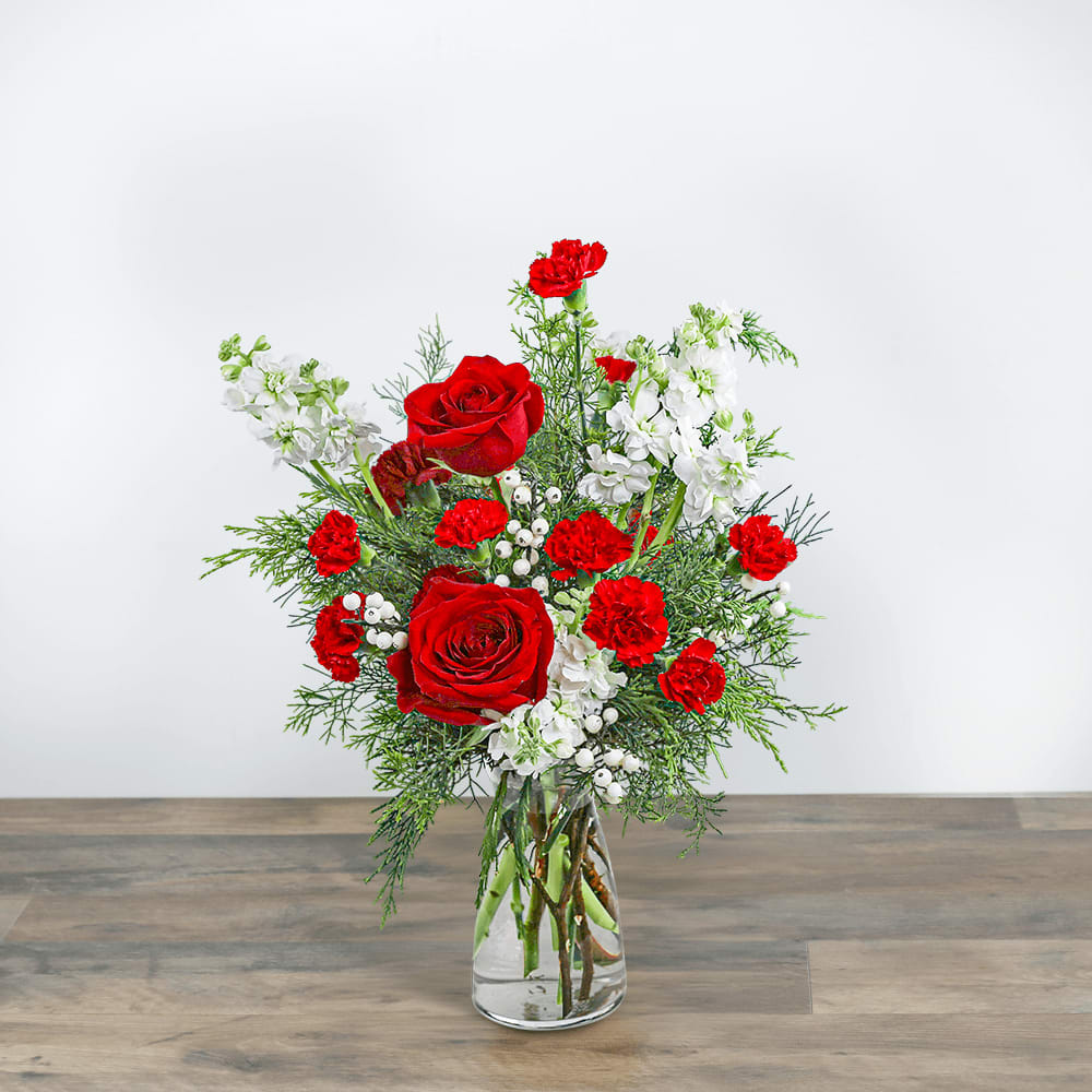 Snow-Kissed Vibe Flower Bouquet