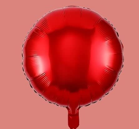 Red Round 18'' Balloon Flower Bouquet