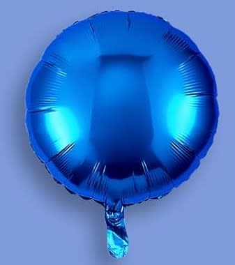 Royal Blue Round Balloon 18'' Flower Bouquet