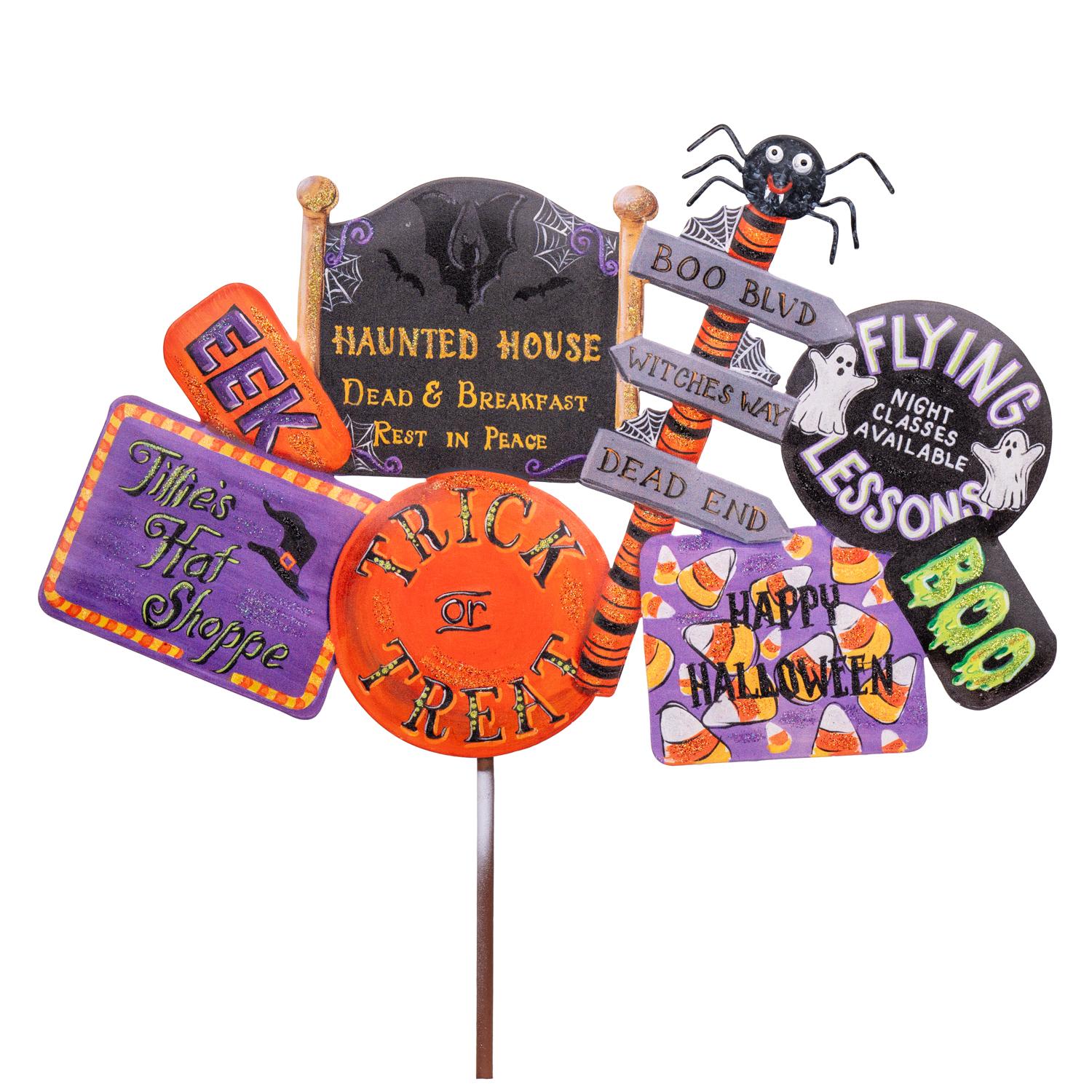Pile of Halloween Signs