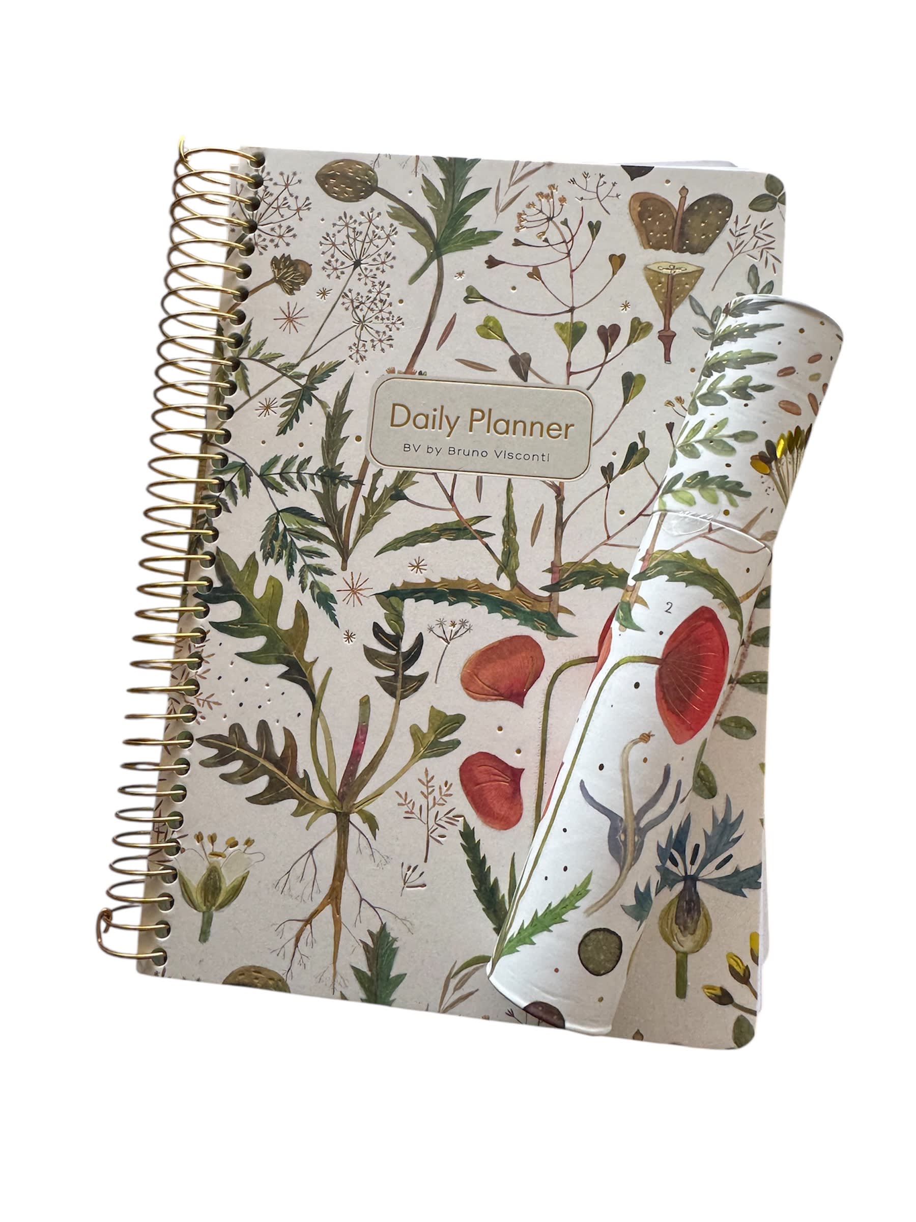 Bruno Visconti Daily Planner/Pen Flower Bouquet
