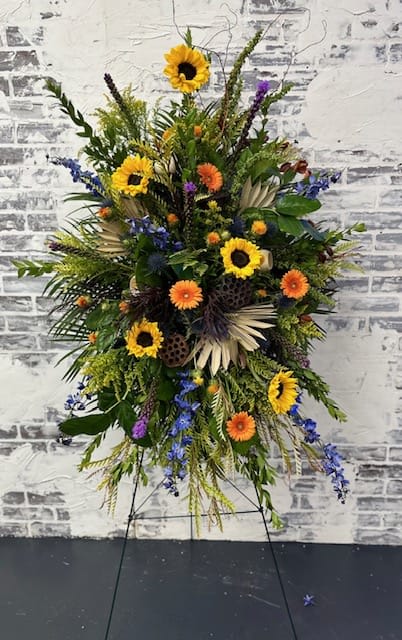 Wildflower Wonder Standing Spray Flower Bouquet