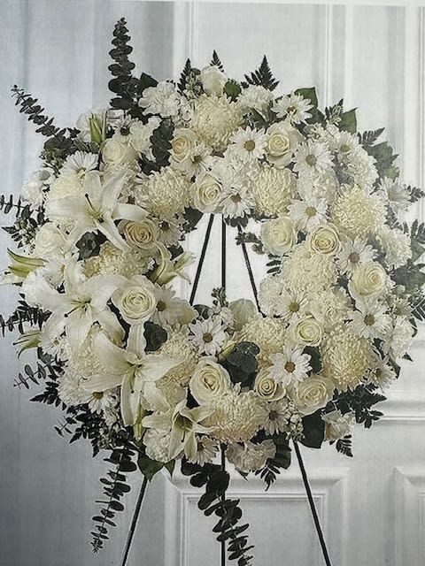Eternel Serenity Wreath Standing Spray Flower Bouquet
