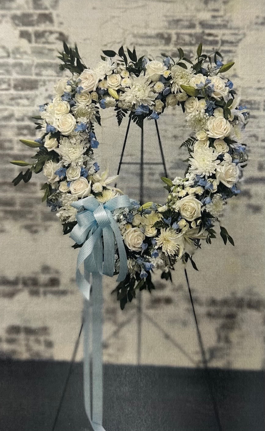 Precious Heart Standing Spray