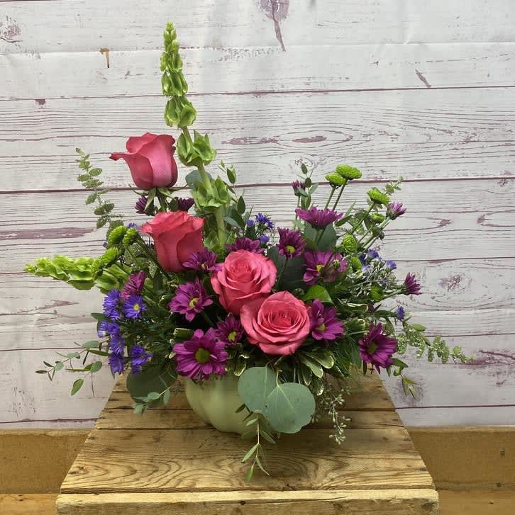 Funky Pumpkin Arrangement