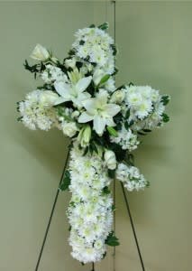 Eternal Rest Cross 30" Flower Bouquet