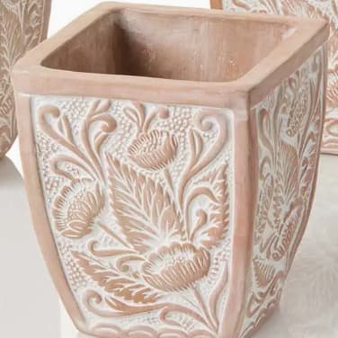 Solstice Blooms Terracotta Planter