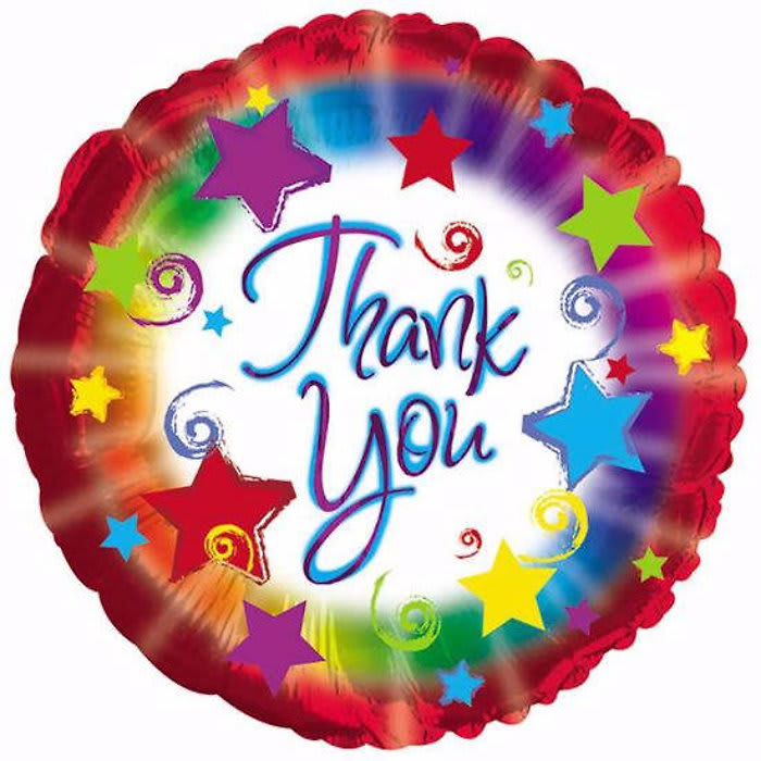Thank-you Burst Mylar Balloon