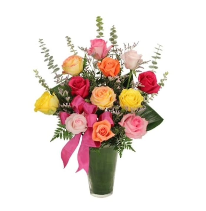 Radiant Roses Flower Bouquet