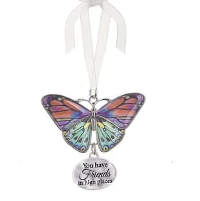 Butterfly Ornament-You have friends in high places.