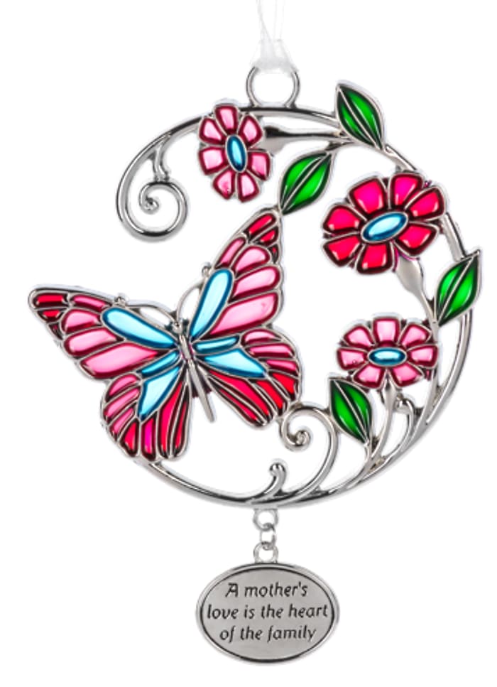 A Mother's Love is the Heart of the Family Ornament