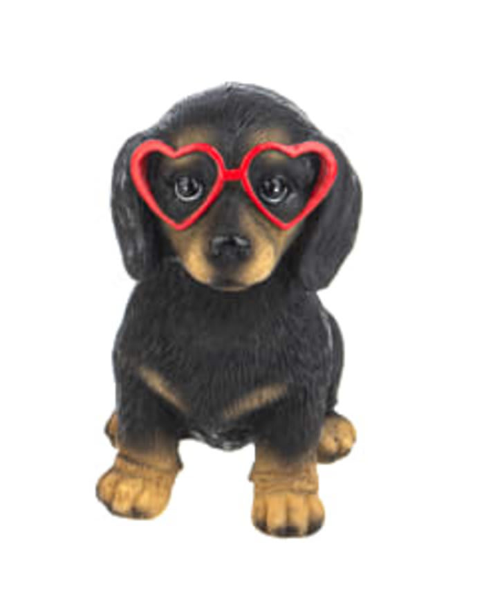 Pawsitively Yours Forever Dog/Glasses Figurine