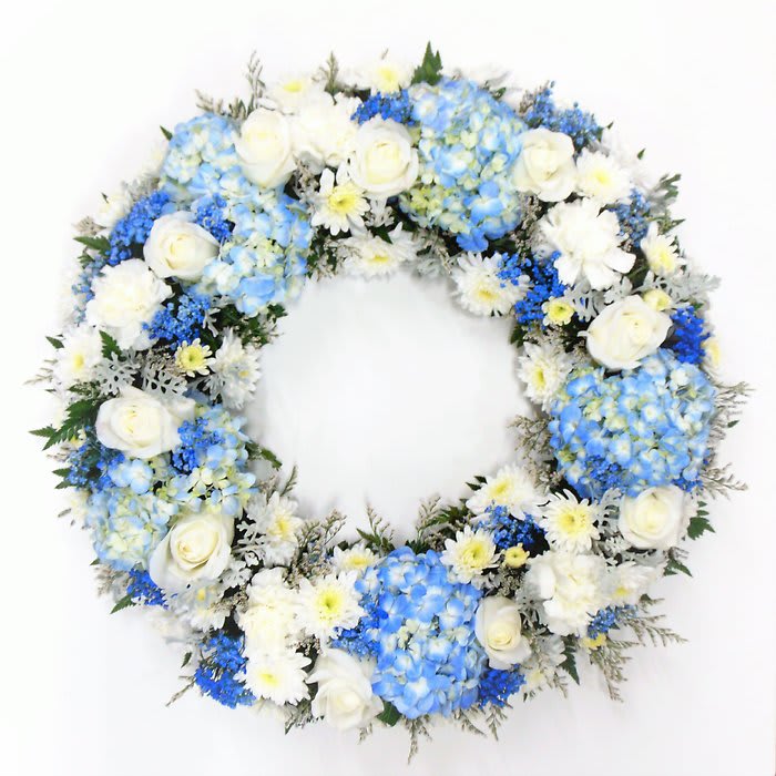 Peace & Serenity Wreath Flower Bouquet