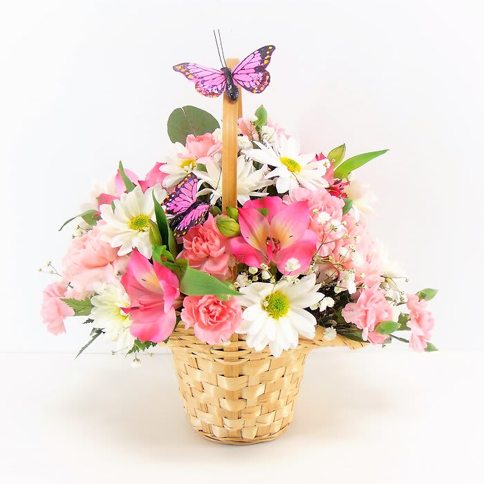 Butterflies & Blooms Flower Bouquet