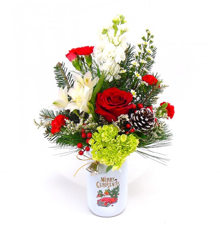 Country Christmas Flower Bouquet