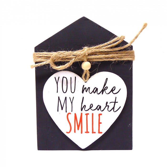 You Make My Heart Smile-Desk Plaque