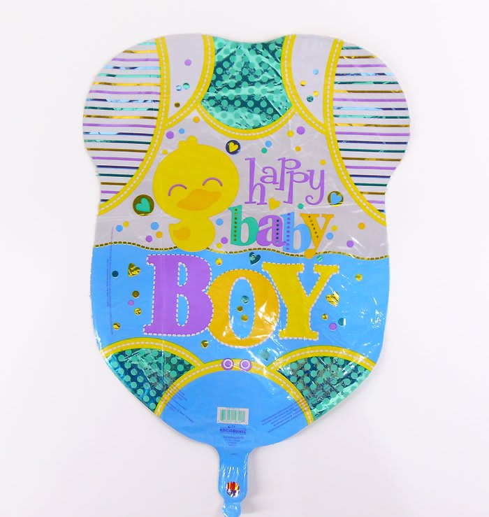 Happy Baby Boy Onesie Mylar Balloon