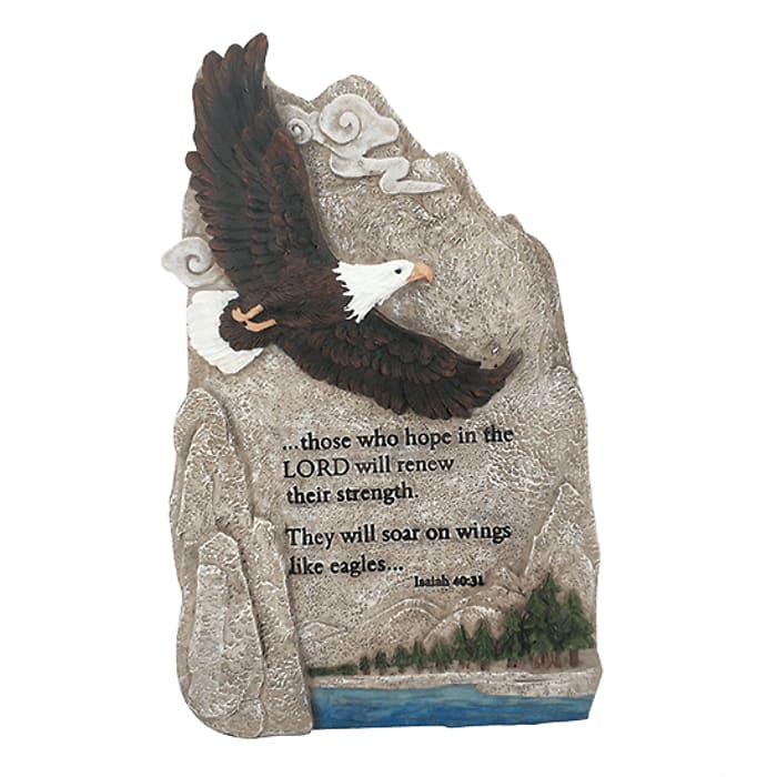 Eagel Memorial Stone Flower Bouquet