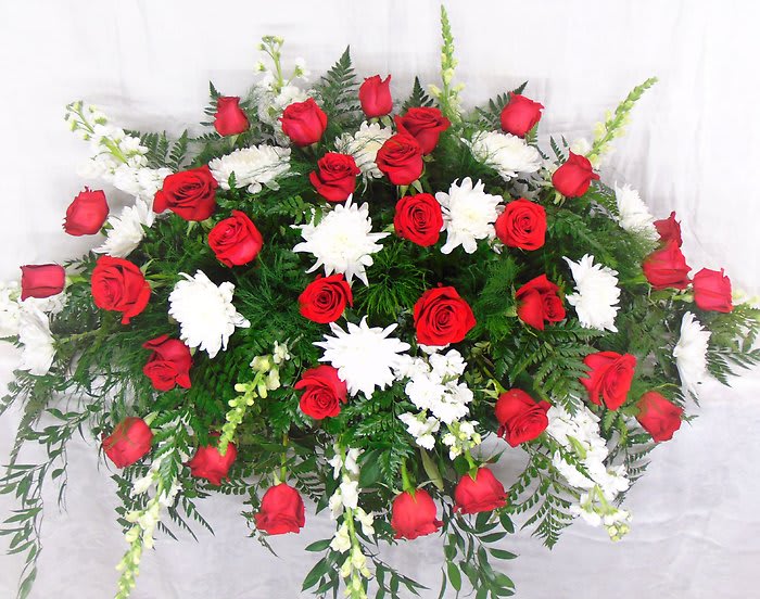 Beloved-Classic Full Casket Spray Flower Bouquet