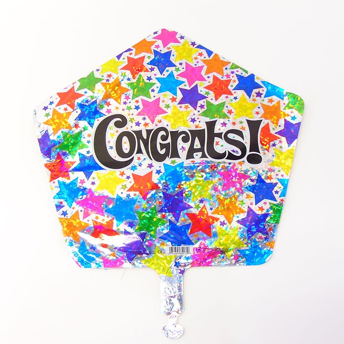 Congrats Stars Balloon
